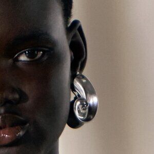 ZARA SEMI - CIRCULAR EARRINGS